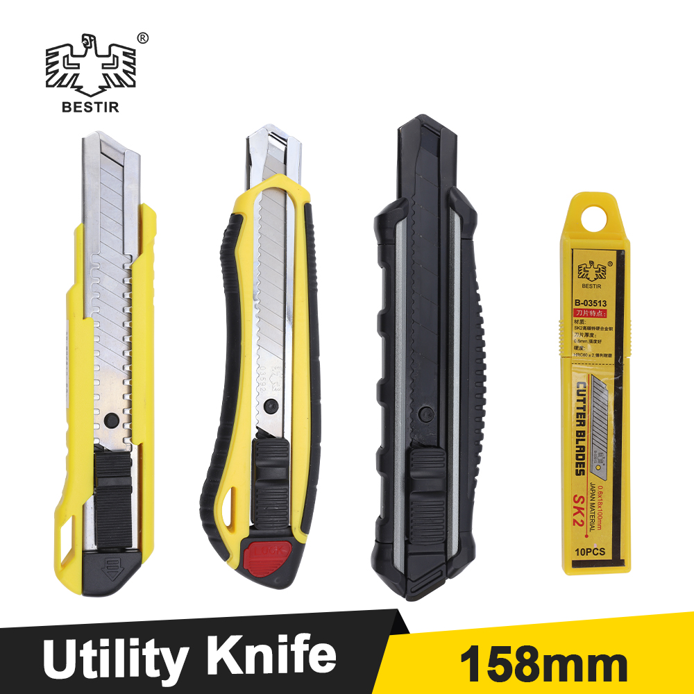 Woodworking Wallpaper - BESTIR Retractable Utility Knife Paper Knife