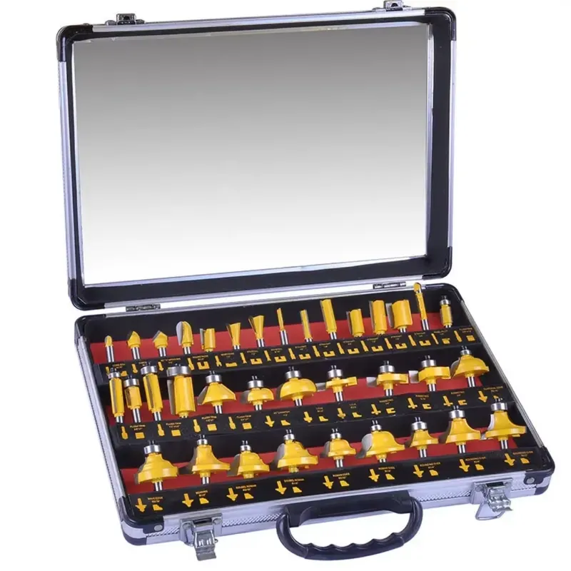 Woodworking Machine - TEBAK Woodworking Milling Cutter Set 35Pieces