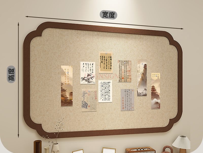 Woodworking Show - 1pcs National style felt board photo