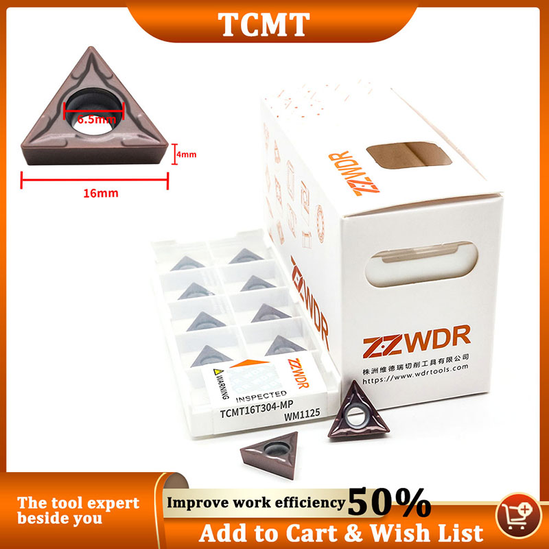 Parting Tool Lathe - ZZWDR TCMT110204 Tablet TCMT16T304 Carbide Insert