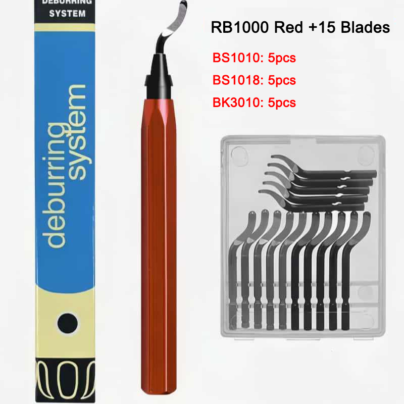 Hand Deburring Tool Set with 1 - Woodworking Edge Trimmer 评论和价格