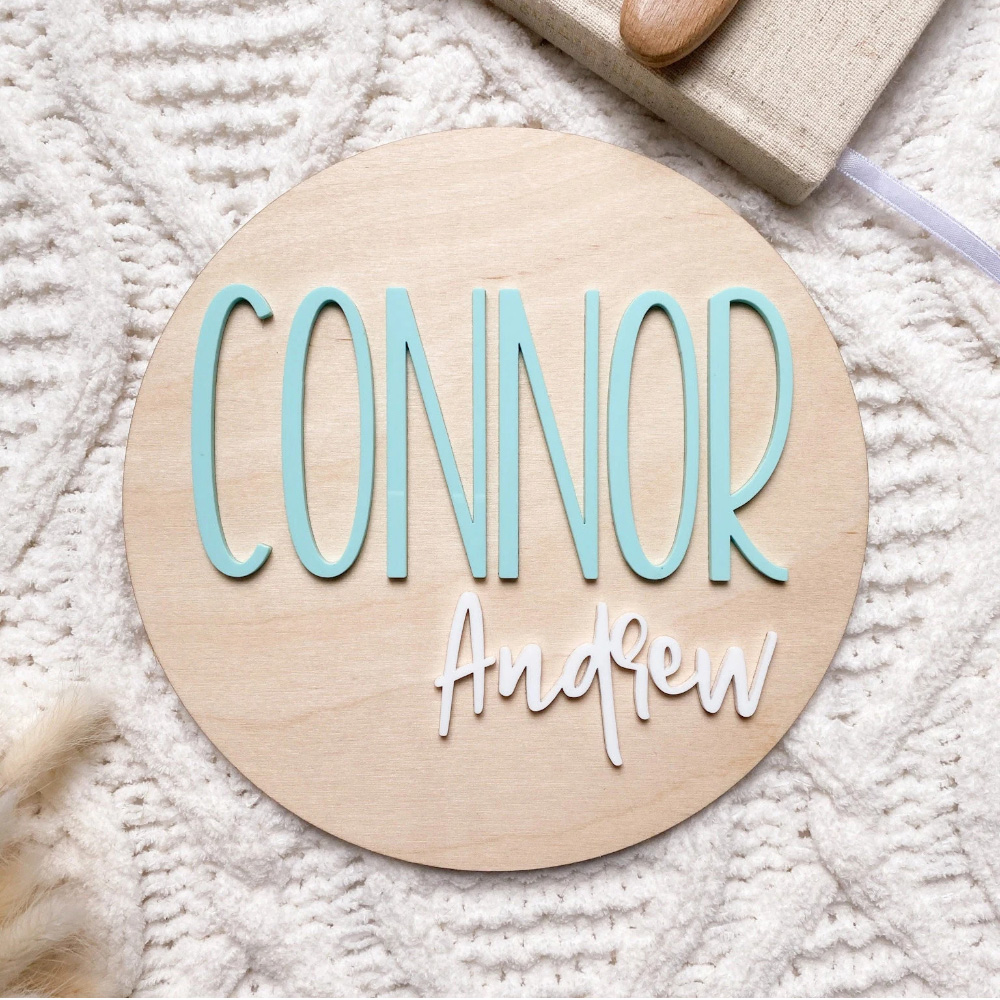 Personalised Birth Announcemen - Woodworking Laser 评论和价格