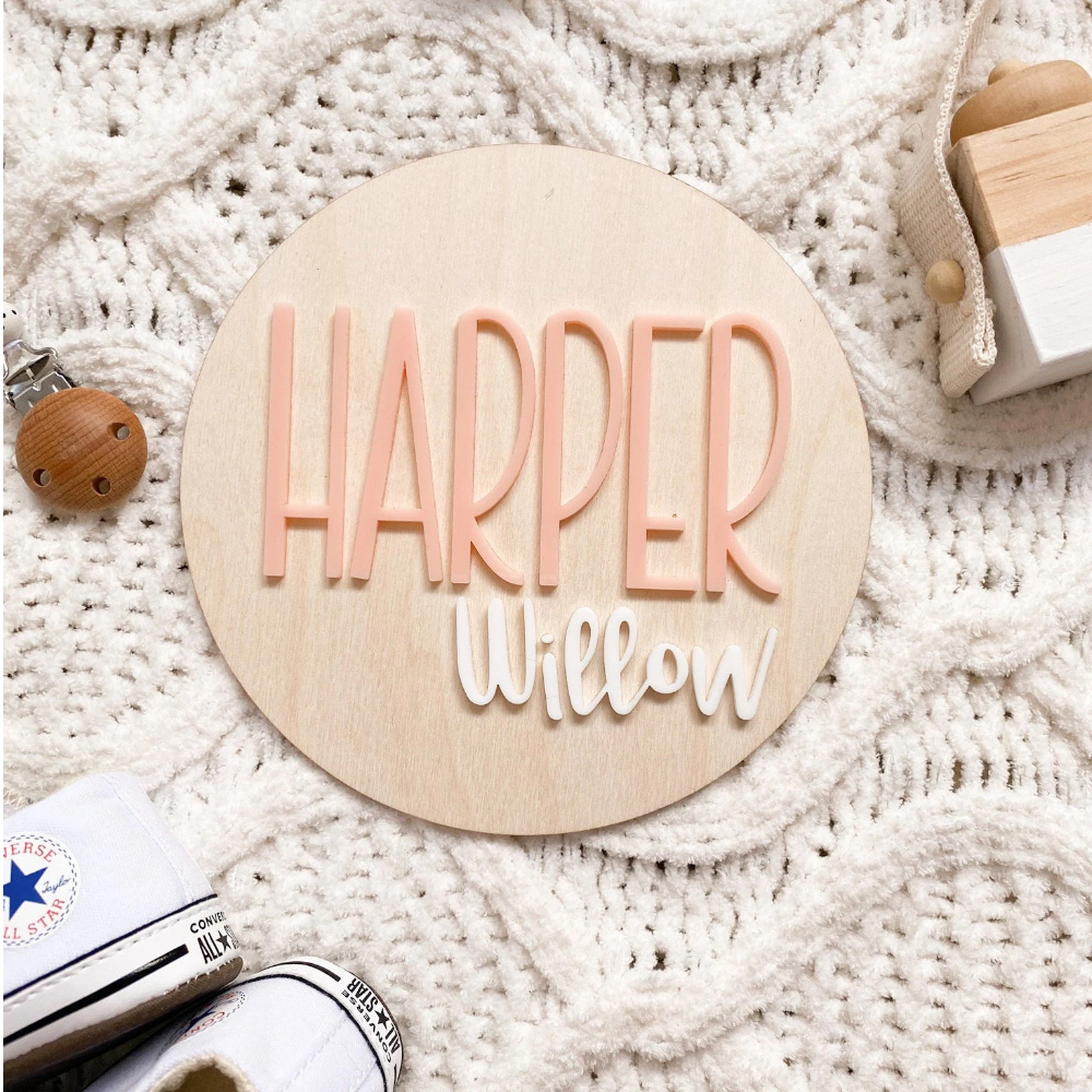 Personalised Birth Announcemen - Woodworking Laser 评论和价格
