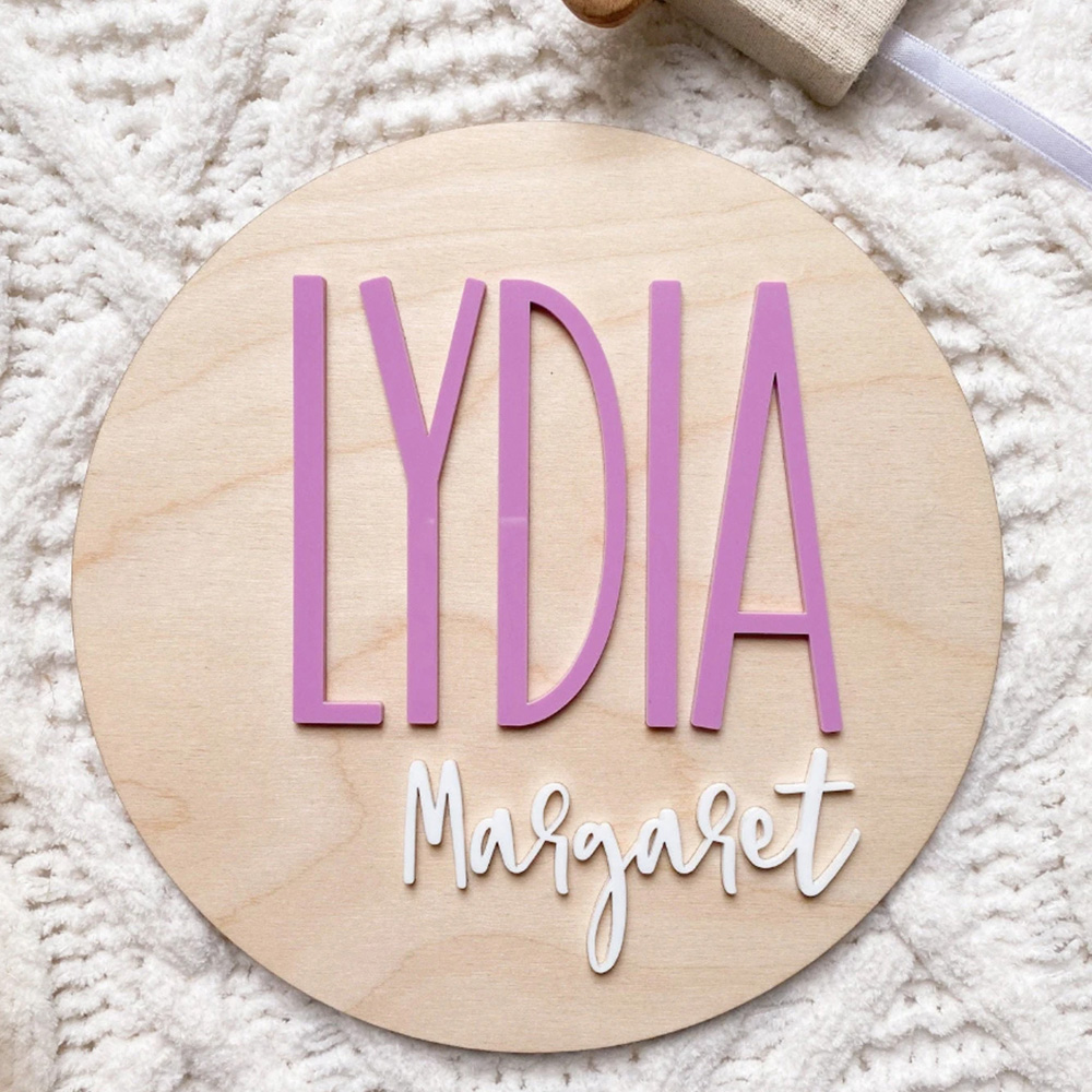 Personalised Birth Announcemen - Woodworking Laser 评论和价格