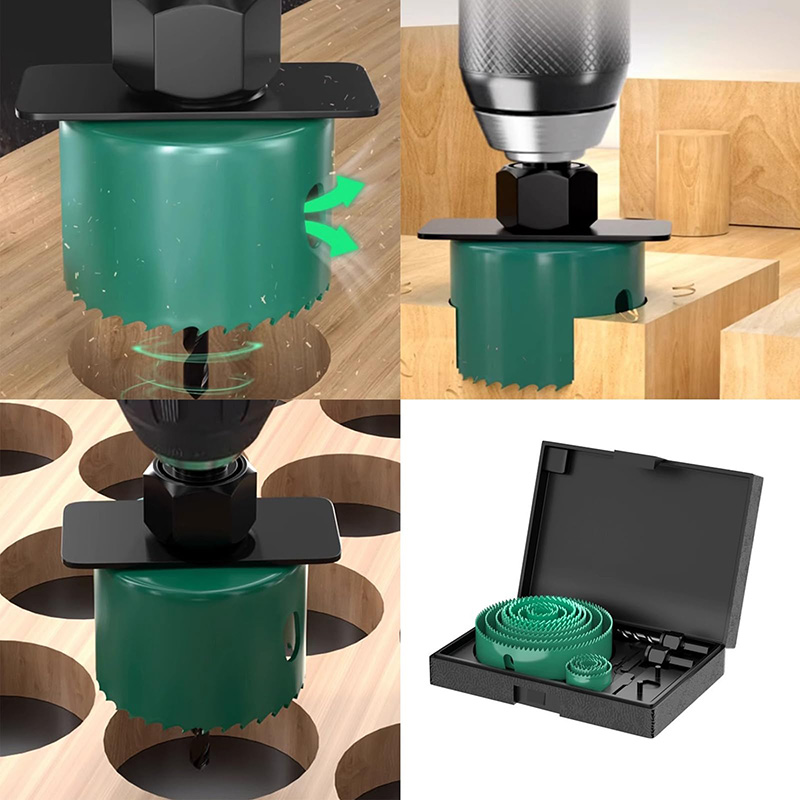 19/8/5PCS 19-127mm Hole Saw Cu - Woodworking Rasp 评论和价格