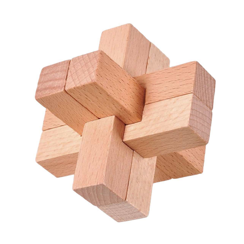 Wooden Luban Puzzle for Adults - Woodworking Kids Toys 评论和价格