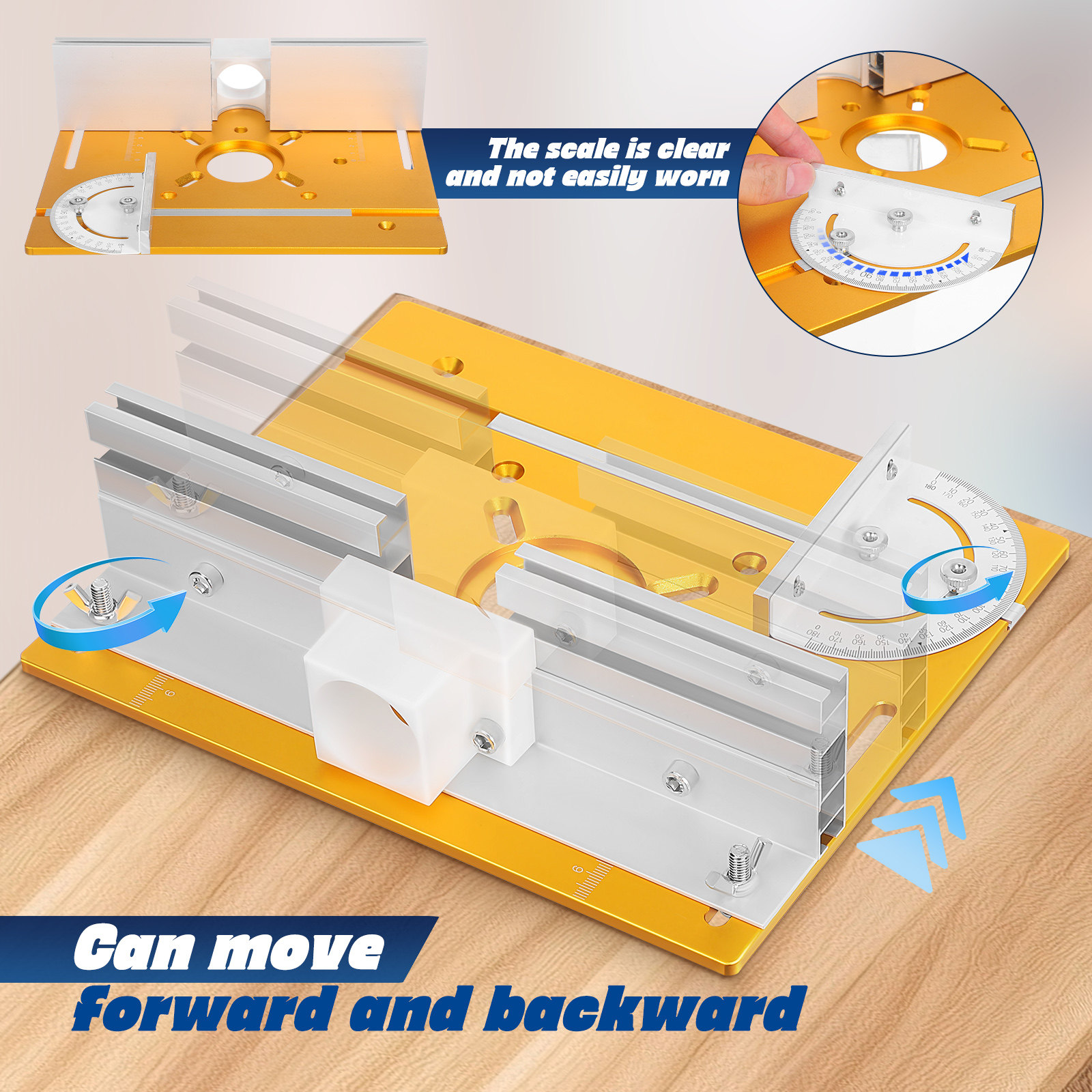 1Set Aluminum Alloy Router Tab - Woodworking Boards 评论和价格