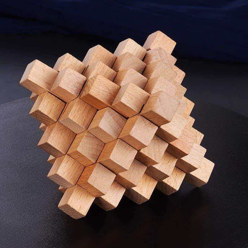 Difficult LuBan Lock Pineapple - Woodworking Kids Toys 评论和价格