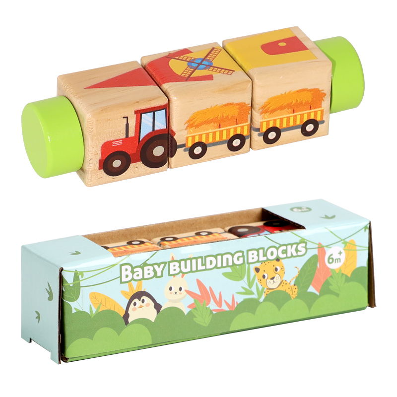 1pcs Baby Wooden Rotating Anim - Woodworking Kids Toys 评论和价格