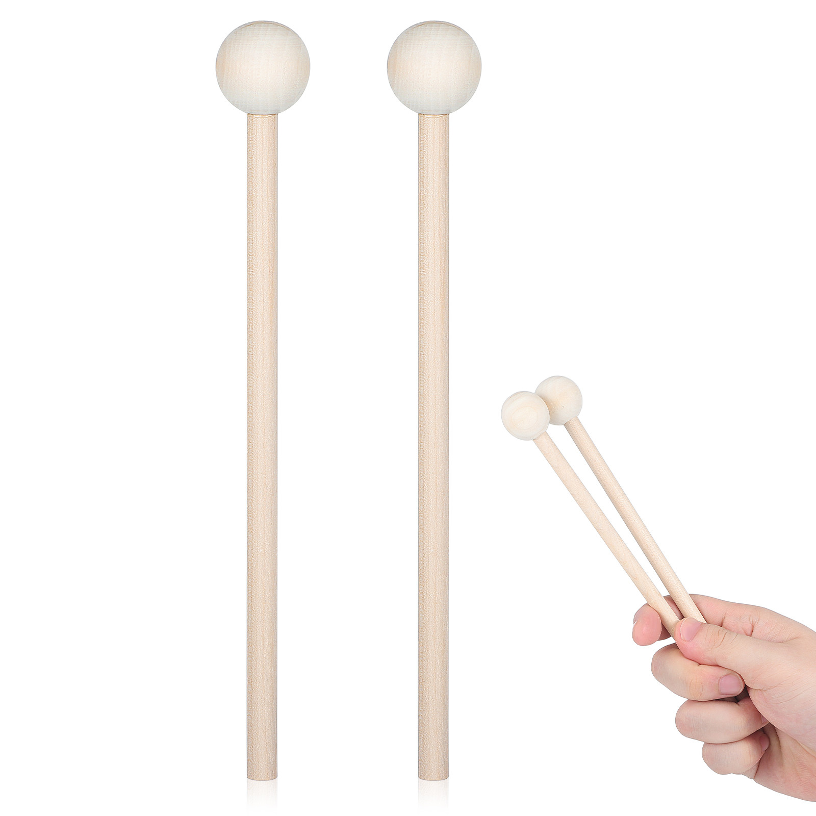 2Pcs Xylophone Mallets Kids Dr - Woodworking Xylophone 评论和价格