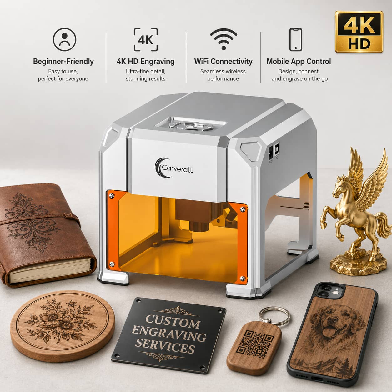 Carverall Laser Engraver Machi - Woodworking Laser 评论和价格