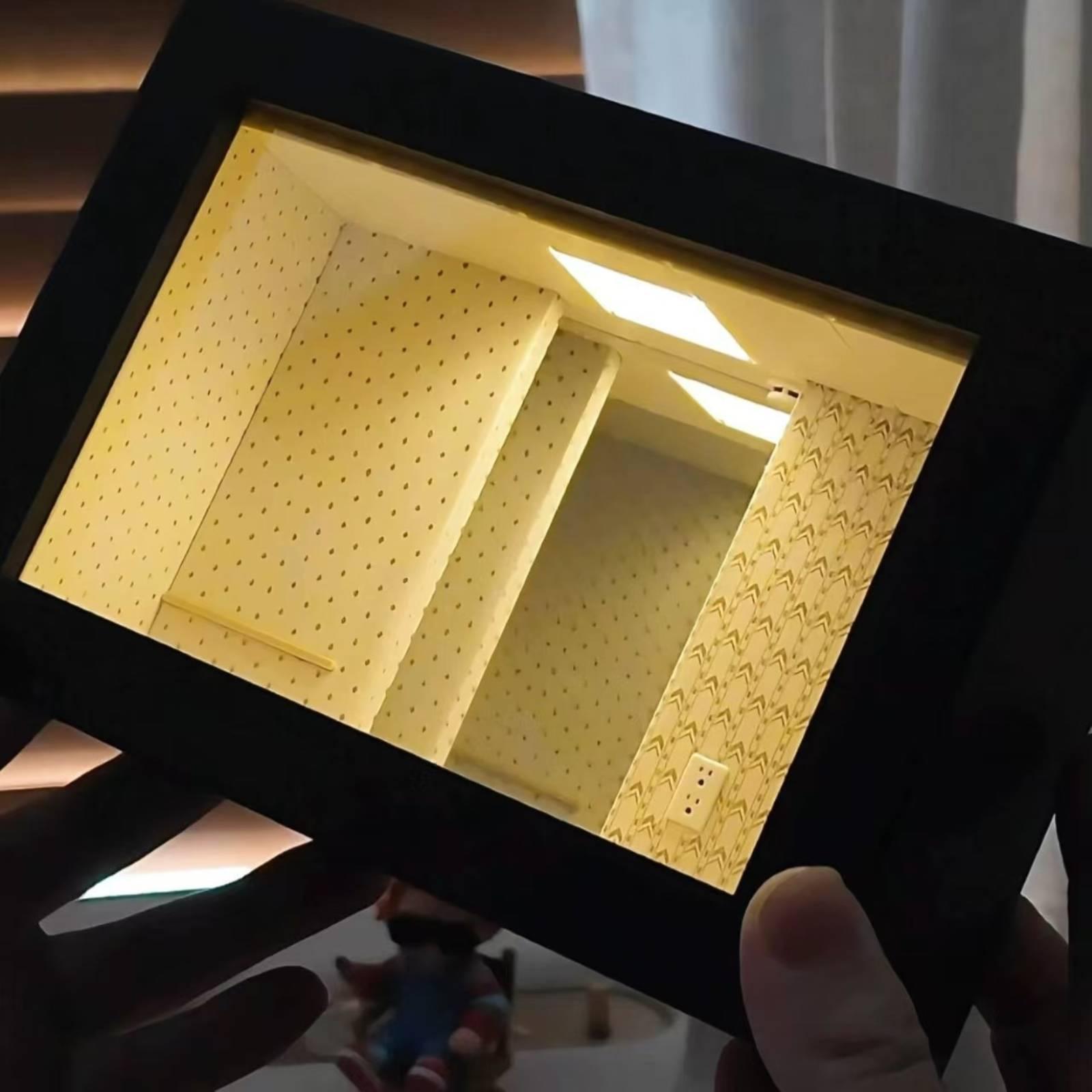 Wooden Shadow Box Endless Mirr - Woodworking Show 评论和价格