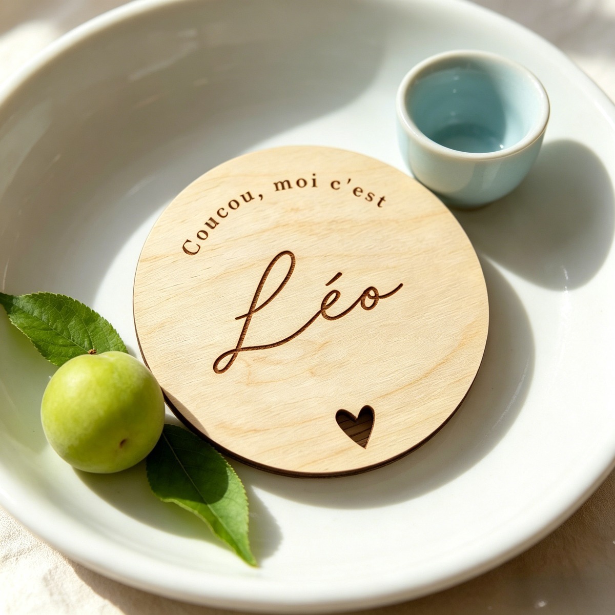 Custom Round Wooden Name Plaqu - Woodworking Laser 评论和价格