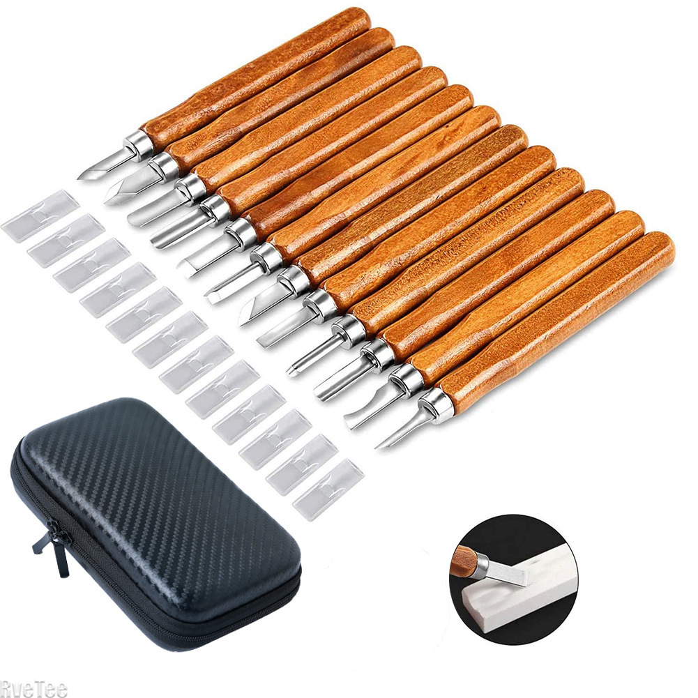 12Pcs SK2 Woodworking Carving  - Woodworking Knives 评论和价格
