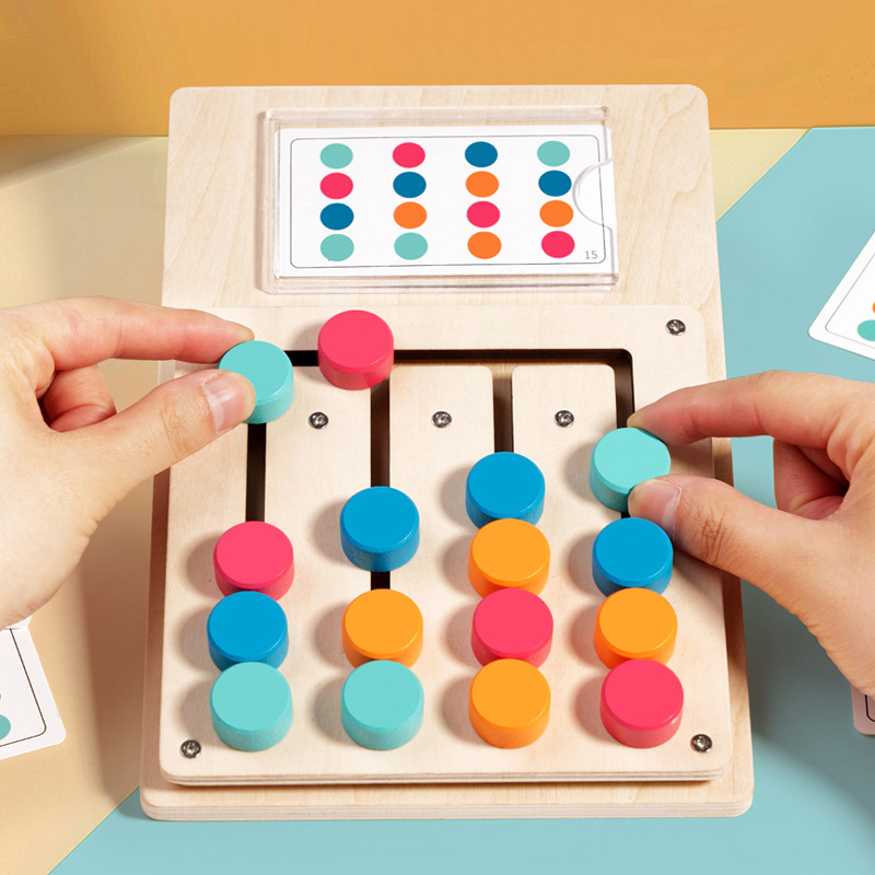 Kids Montessori Color Shape Ma - Woodworking Kids Toys 评论和价格
